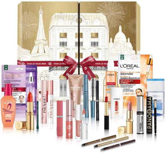 L'Oréal Paris 24 Day Advent Calendar - Christmas Gift Set