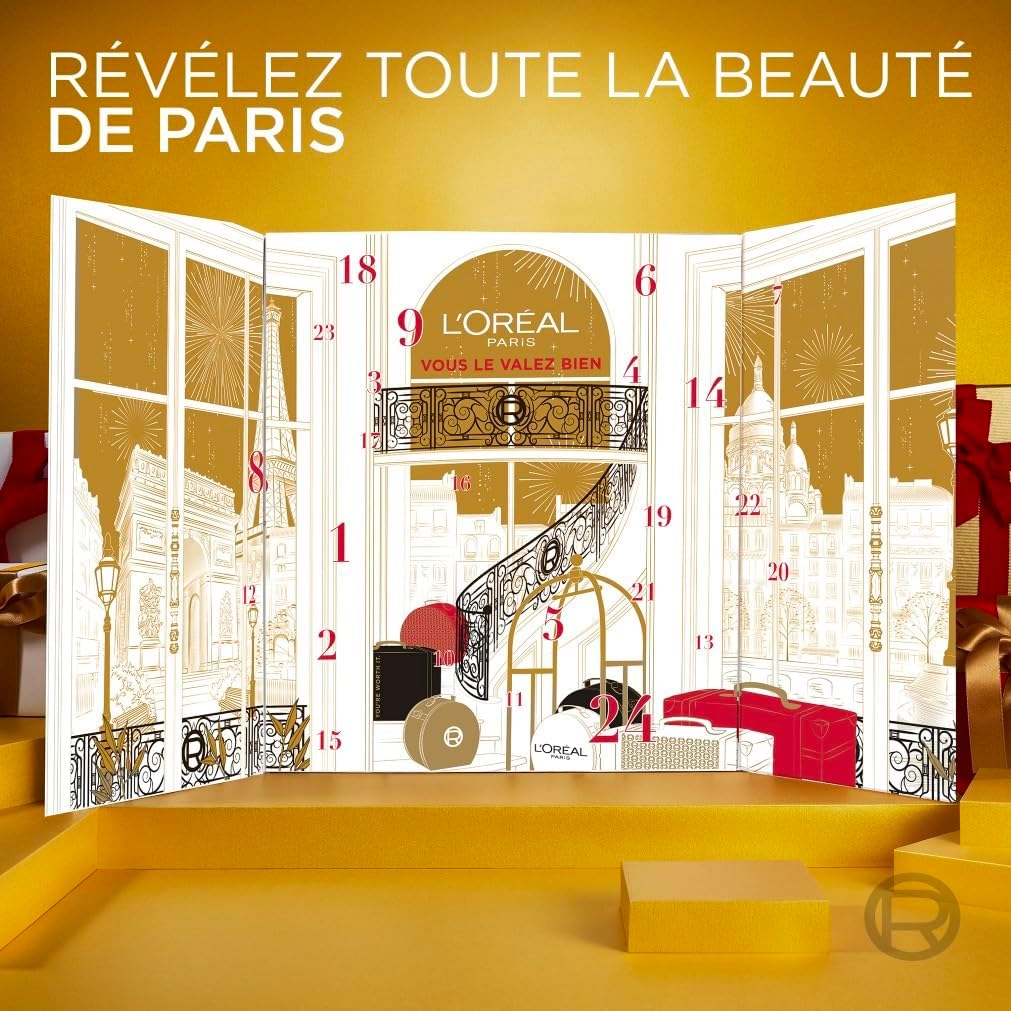 L'Oréal Paris 24 Day Advent Calendar - Christmas Gift Set